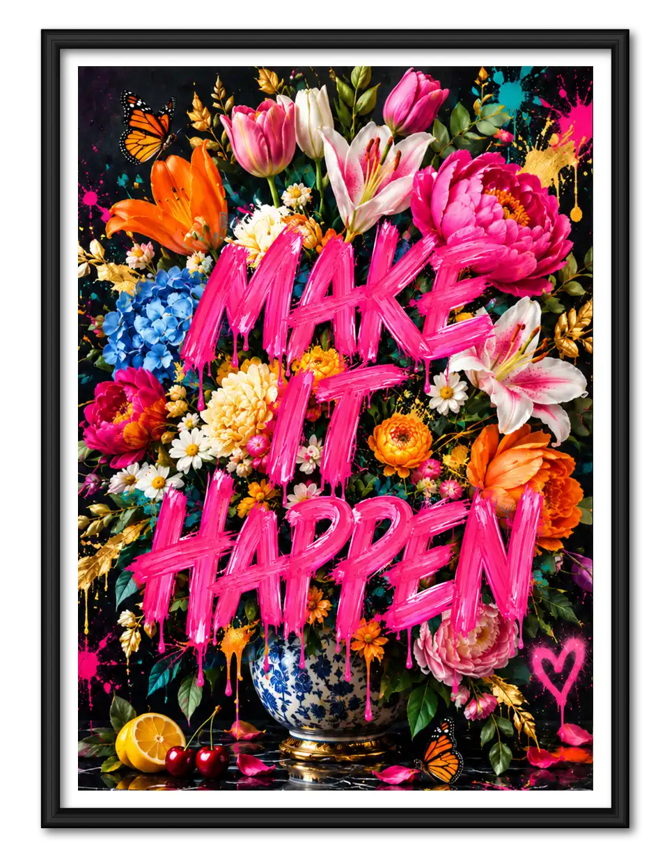 Do Epic Shit Floral Quote Wall Art