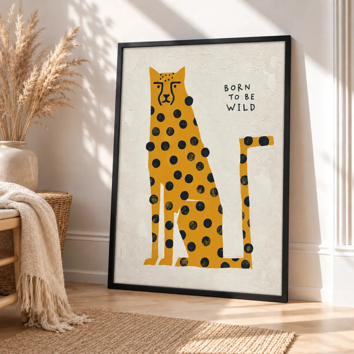 Born To Be Wild Cheetah Wall Art 4