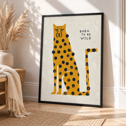 Born To Be Wild Cheetah Wall Art 4