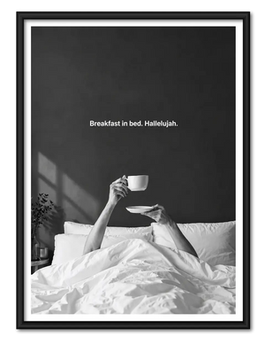 Breakfast In Bed Minimal Photography Wall Art