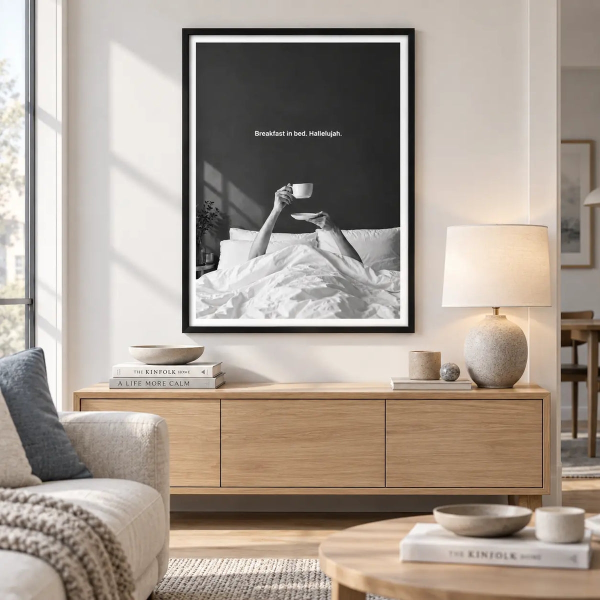 Breakfast In Bed Minimal Photography Wall Art 2