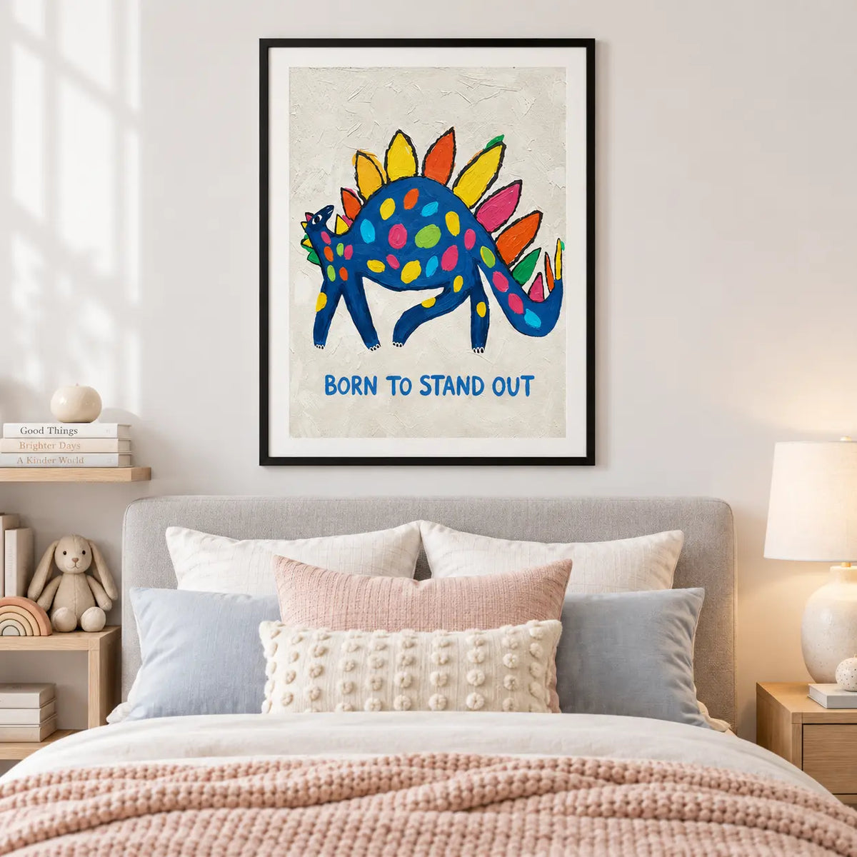 Born To Stand Out Dinosaur Wall Art 5