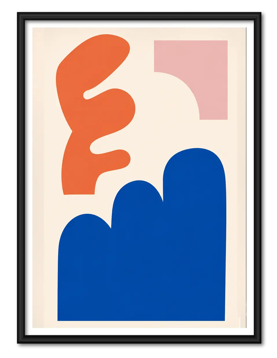 Modern Organic Shape Abstract Wall Art 1