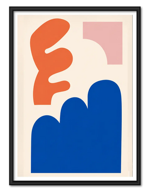 Modern Organic Shape Abstract Wall Art