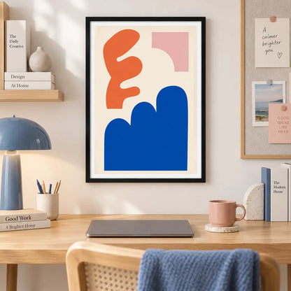 Modern Organic Shape Abstract Wall Art 2
