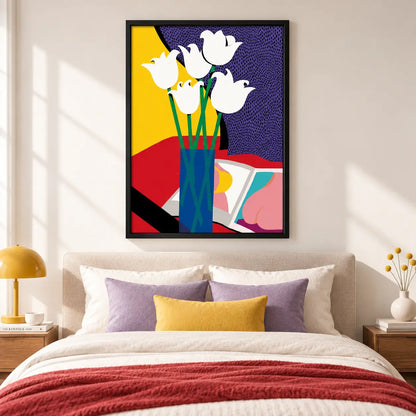 Abstract Tulip Color Block Wall Art 2