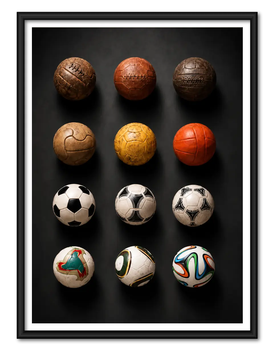 Vintage Football Collection Wall Art 1