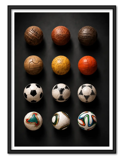 Vintage Football Collection Wall Art 1