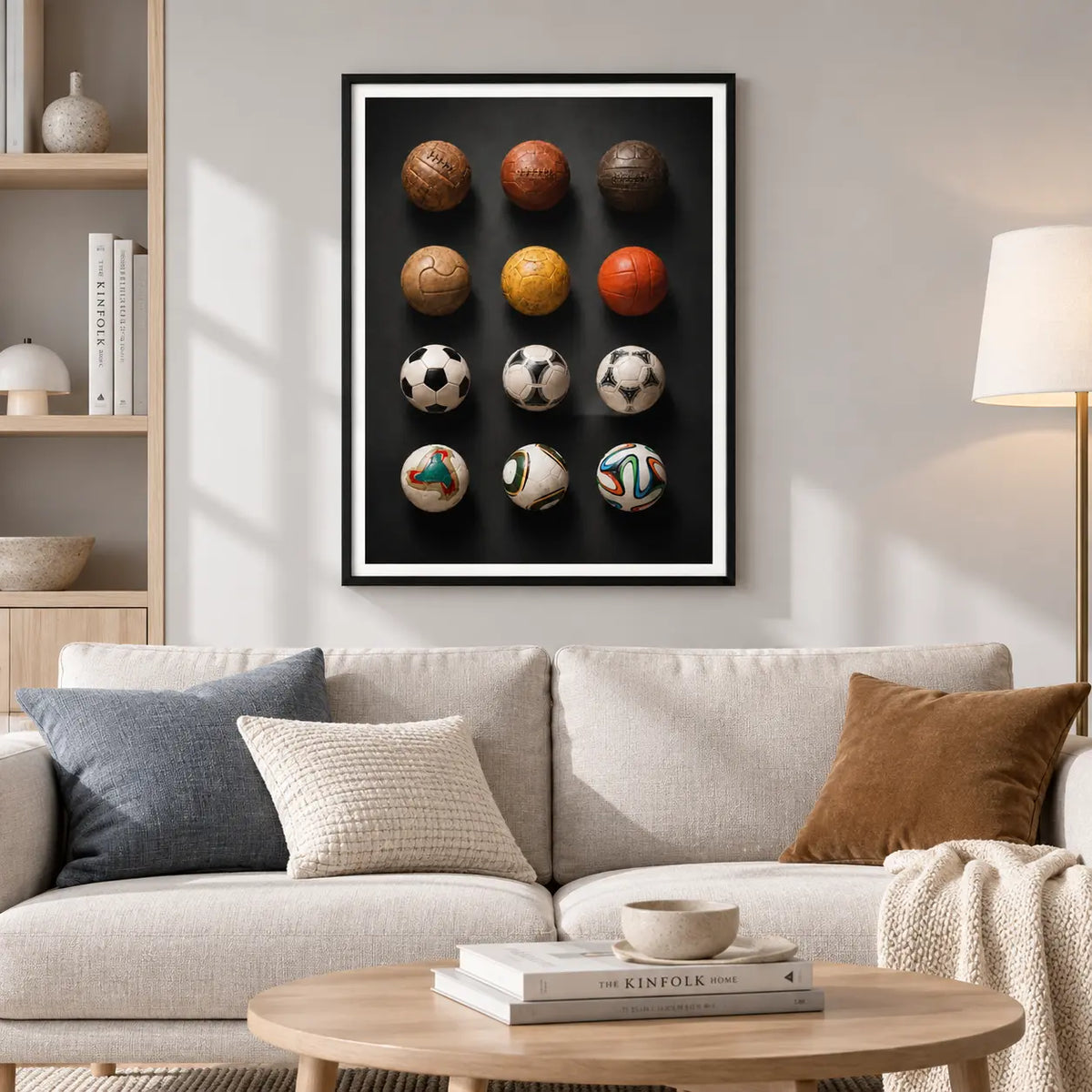 Vintage Football Collection Wall Art 2
