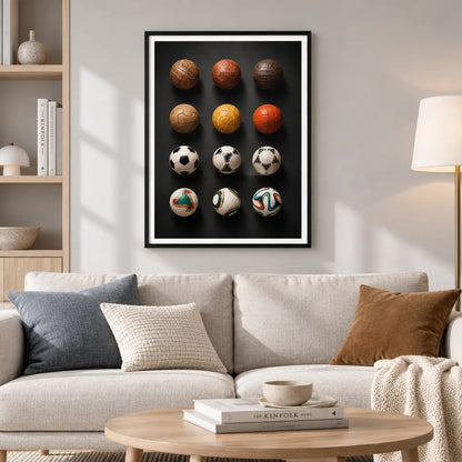 Vintage Football Collection Wall Art 2