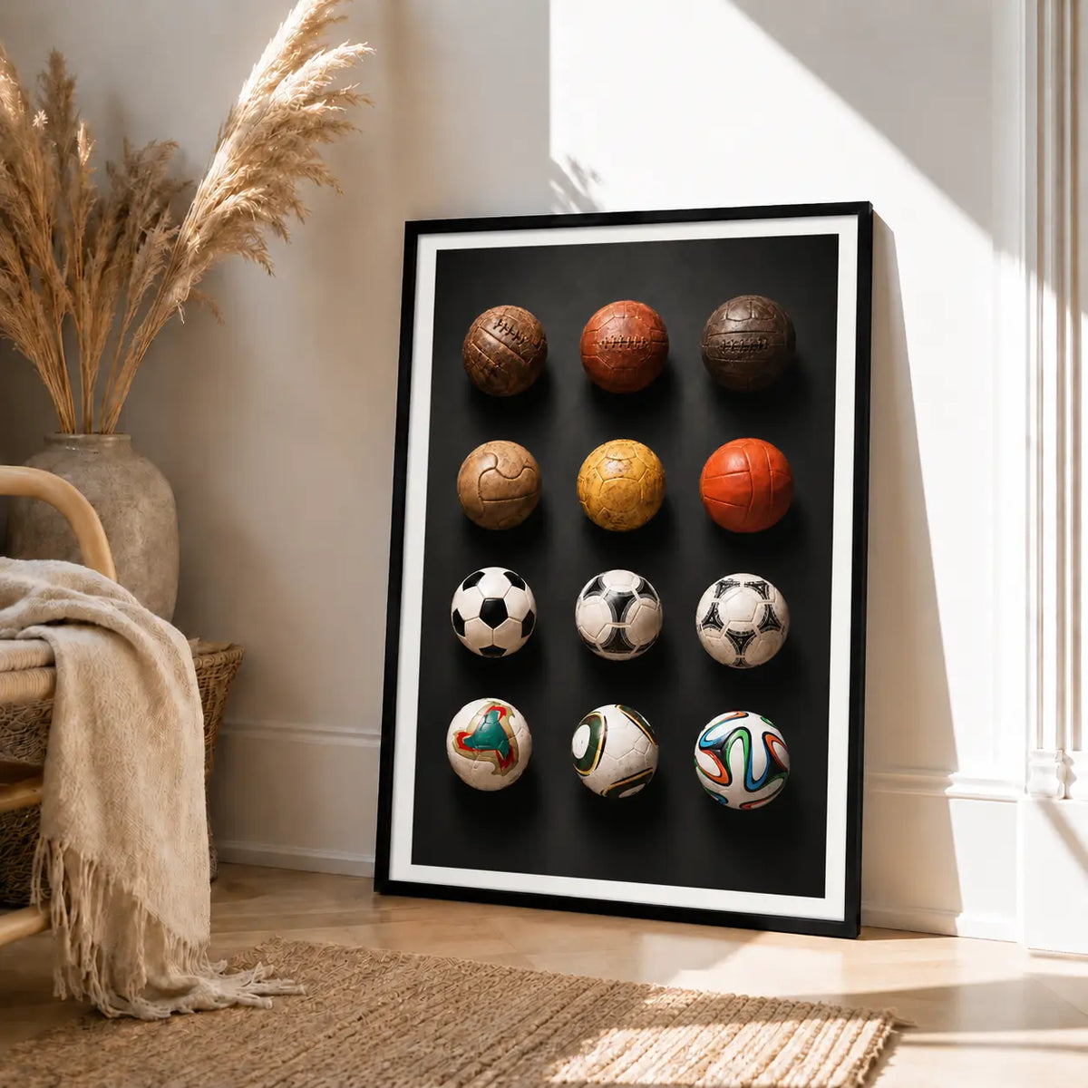 Vintage Football Collection Wall Art 4