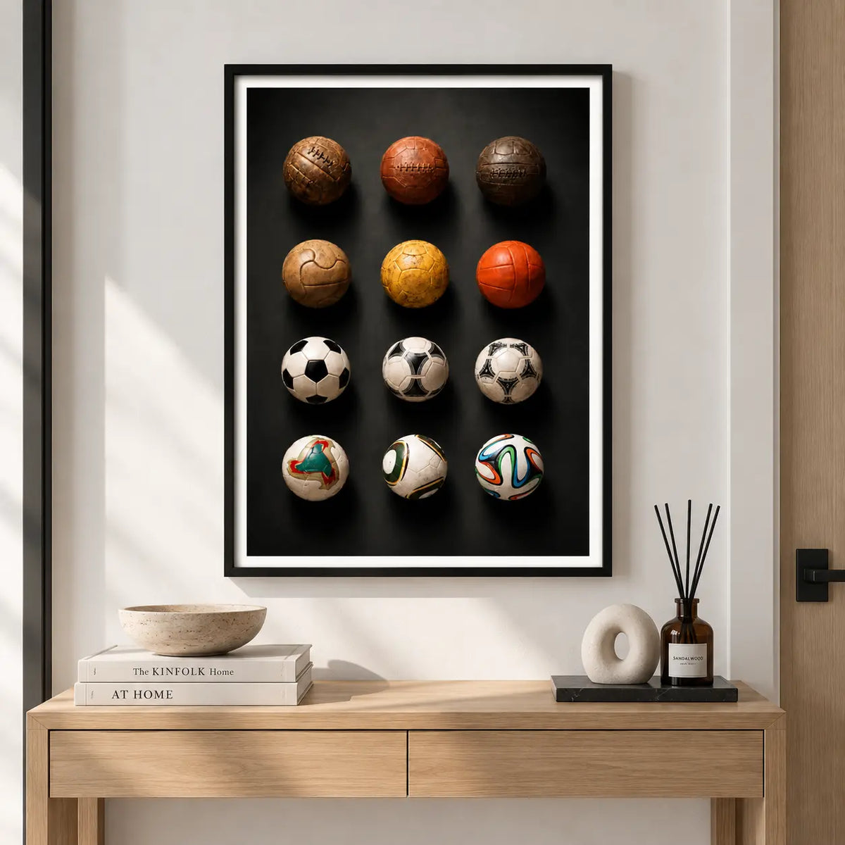Vintage Football Collection Wall Art 5