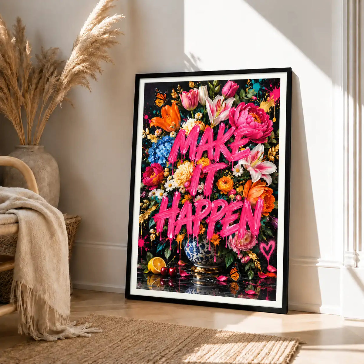 Do Epic Shit Floral Quote Wall Art