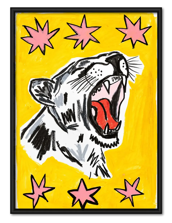 Wild Tiger Pop Art Wall Art