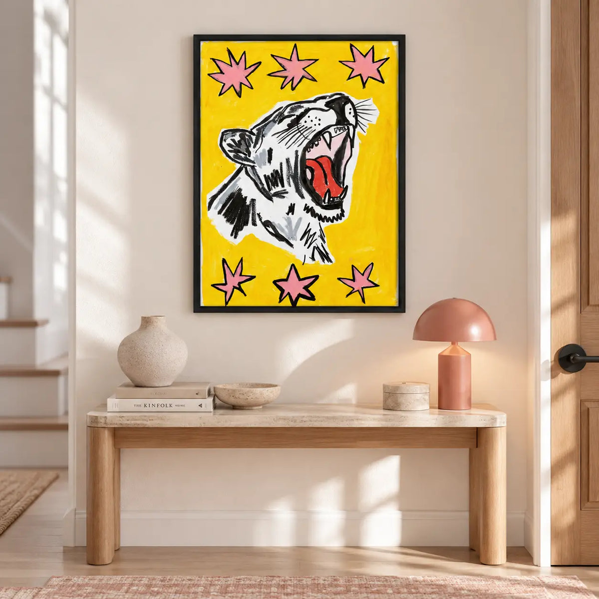 Wild Tiger Pop Art Wall Art 5