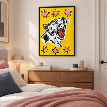 Wild Tiger Pop Art Wall Art 6