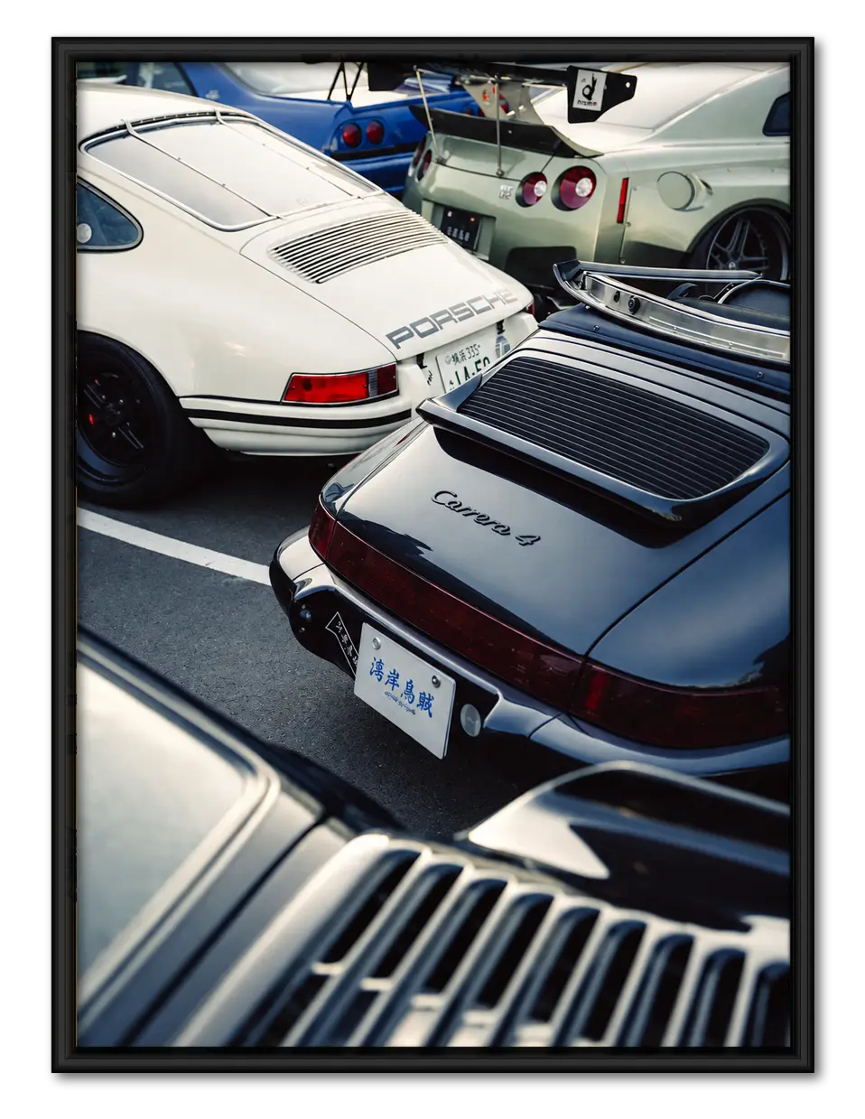 Classic Porsche Sports Car Collection Wall Art 1