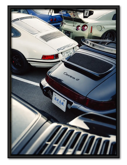 Classic Porsche Sports Car Collection Wall Art 1