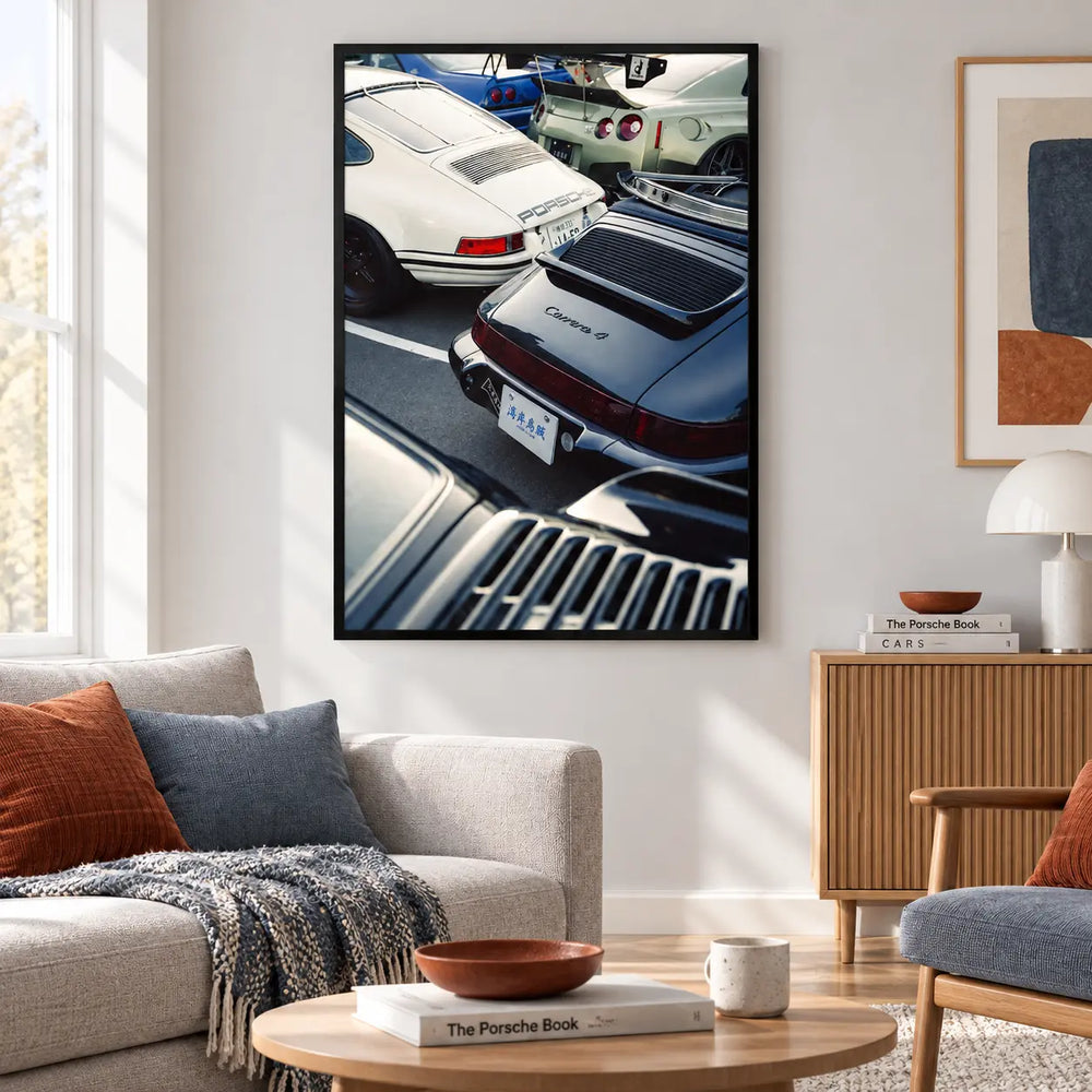 Classic Porsche Sports Car Collection Wall Art 2