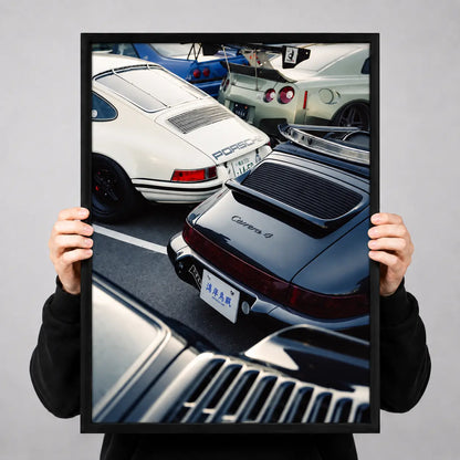 Classic Porsche Sports Car Collection Wall Art 3