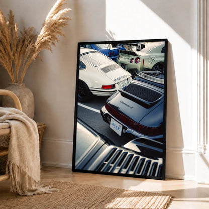 Classic Porsche Sports Car Collection Wall Art 4