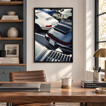 Classic Porsche Sports Car Collection Wall Art 6