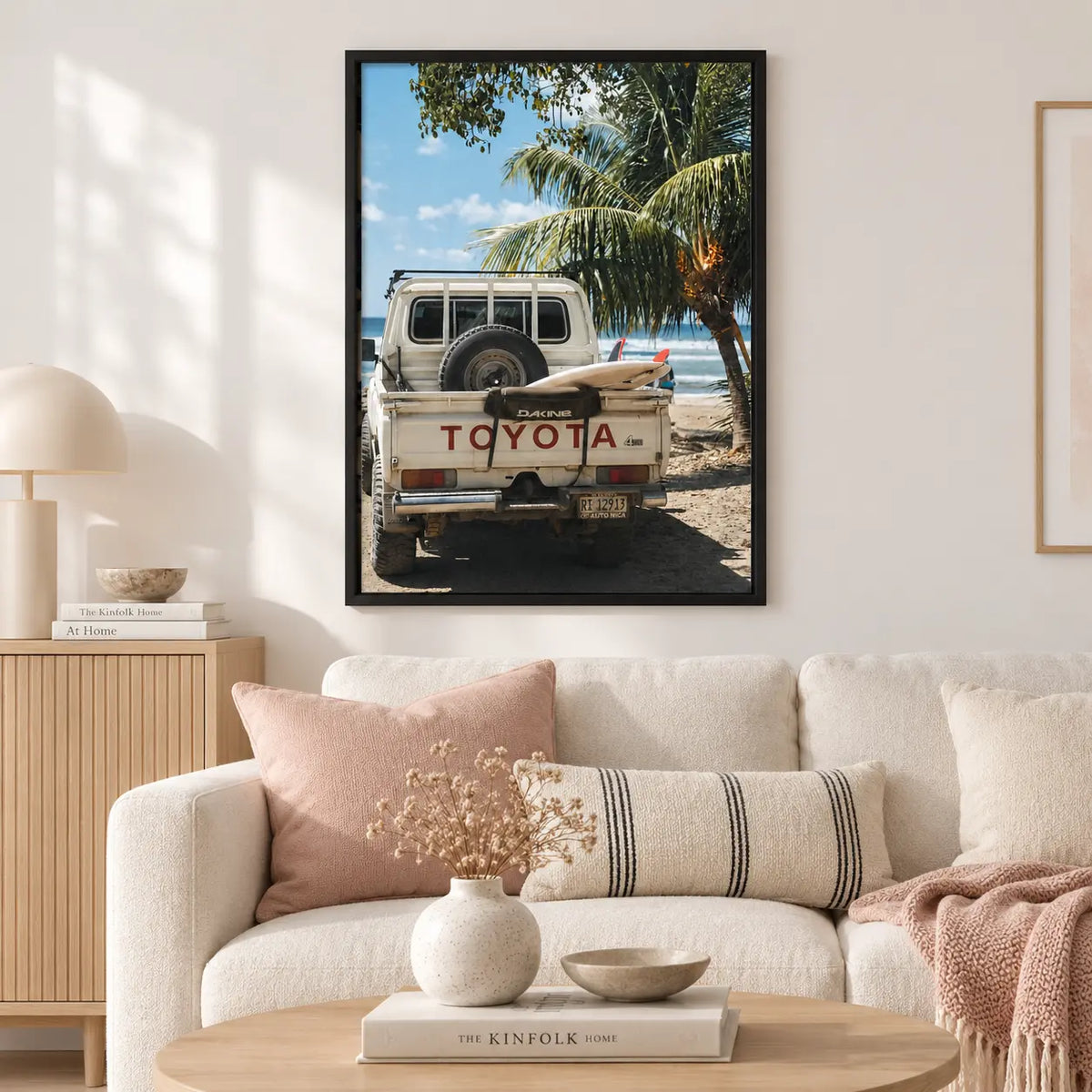 Vintage Toyota Beach Surf Travel Wall Art 2