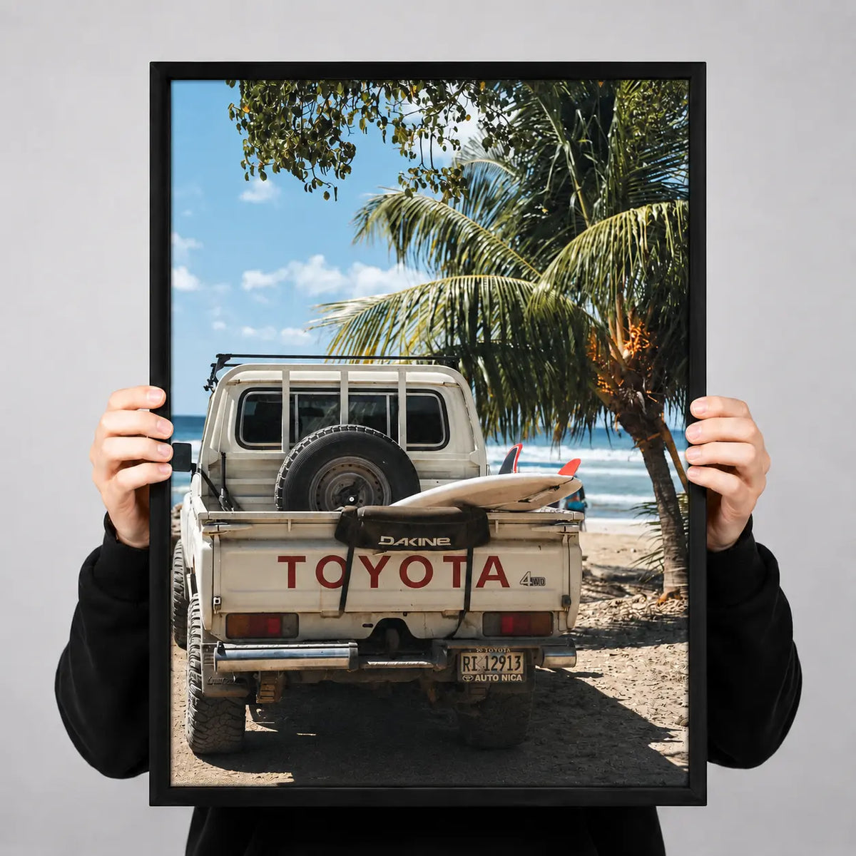 Vintage Toyota Beach Surf Travel Wall Art 3