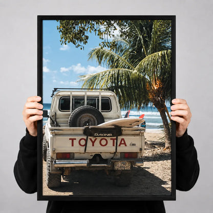 Vintage Toyota Beach Surf Travel Wall Art 3