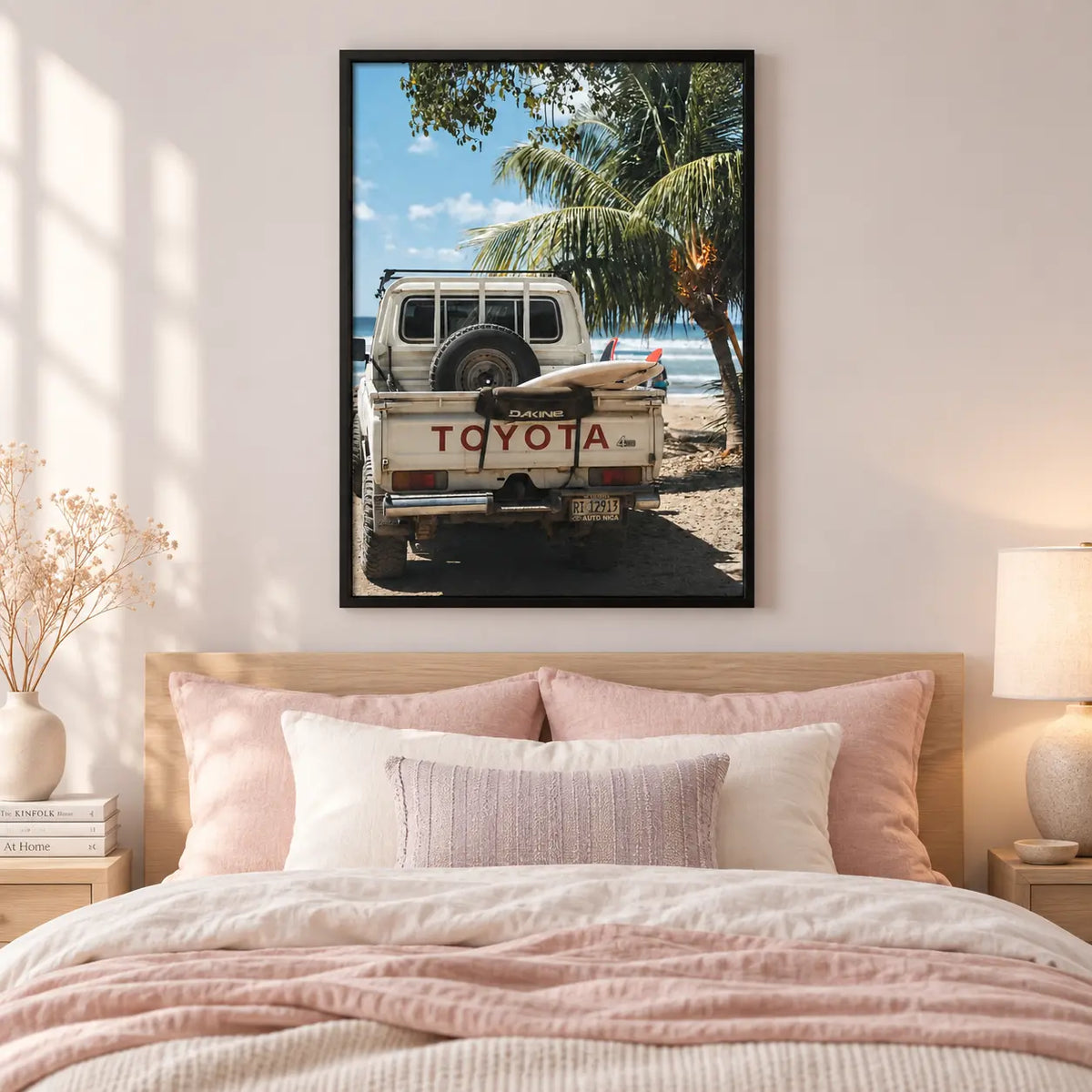 Vintage Toyota Beach Surf Travel Wall Art 5