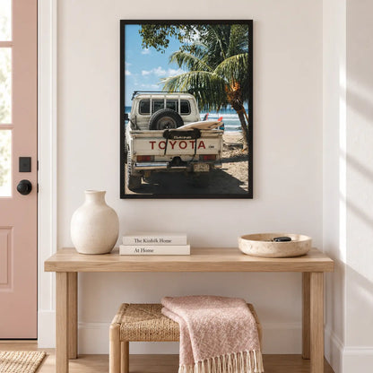 Vintage Toyota Beach Surf Travel Wall Art 6