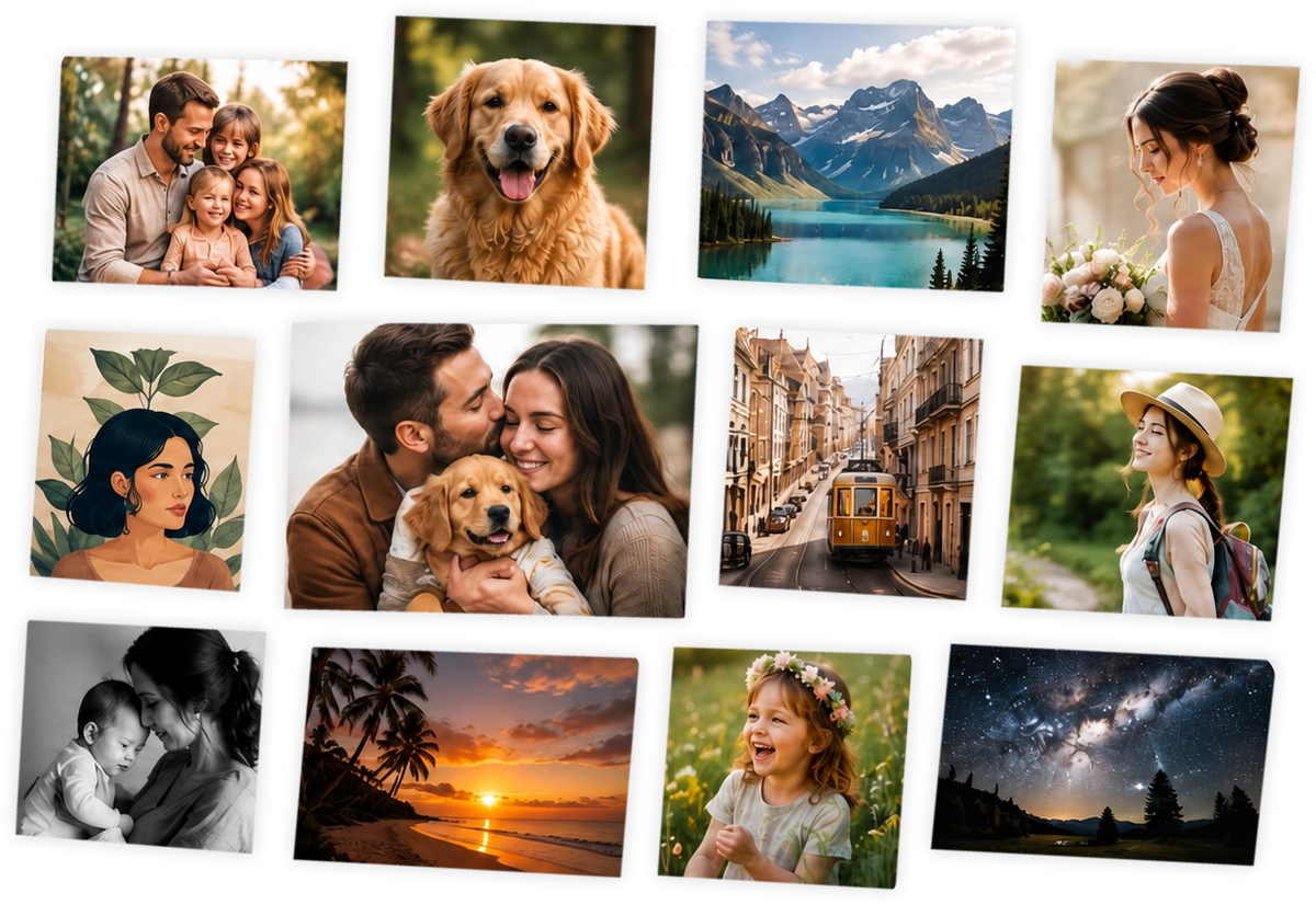 Custom portrait examples