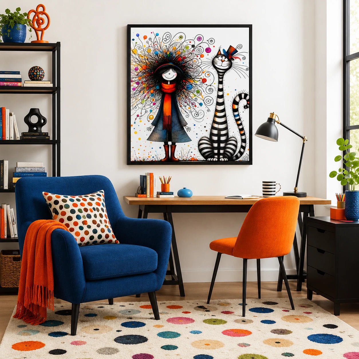 Natural Wood Canvas – High-Quality Abstract Art  Perfect for Living Room & Office