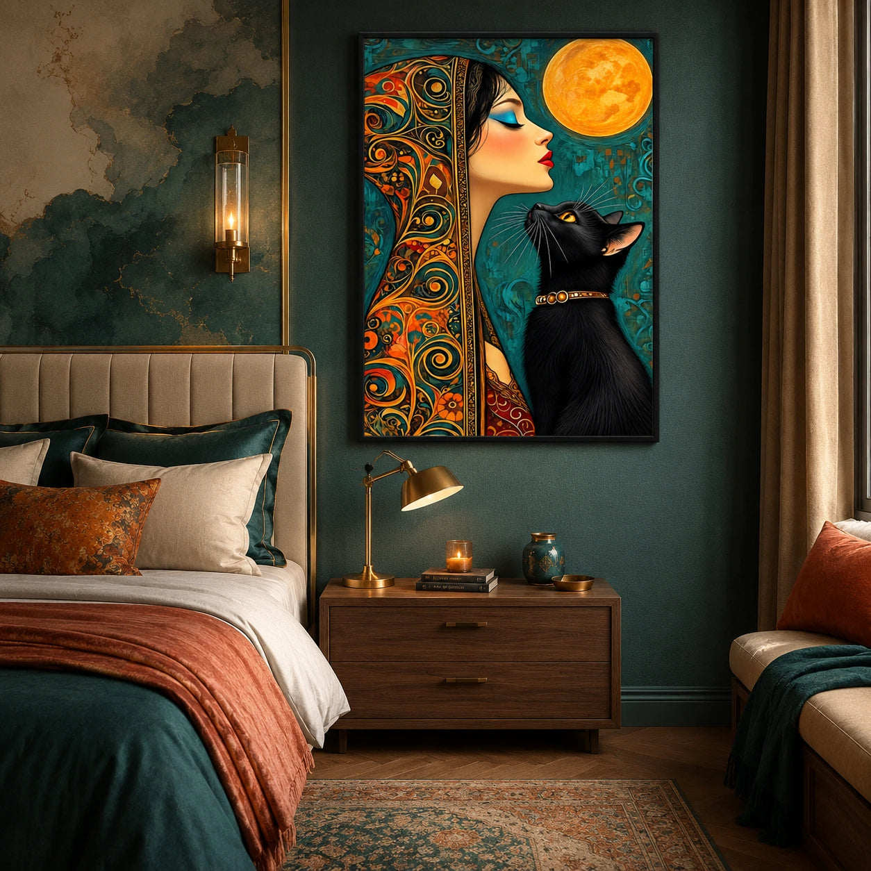 Natural Wood Grain Canvas Decorative Painting – High-Quality Abstract Art  Ideal for Living Rooms and Offices