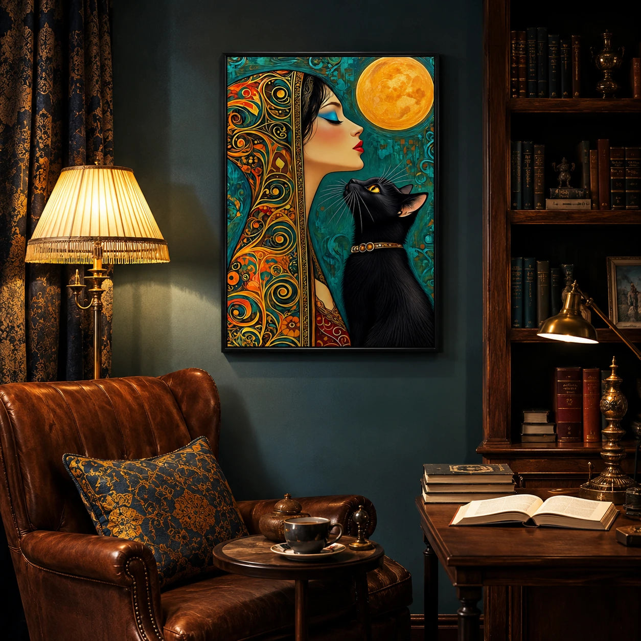 Natural Wood Grain Canvas Decorative Painting – High-Quality Abstract Art  Ideal for Living Rooms and Offices