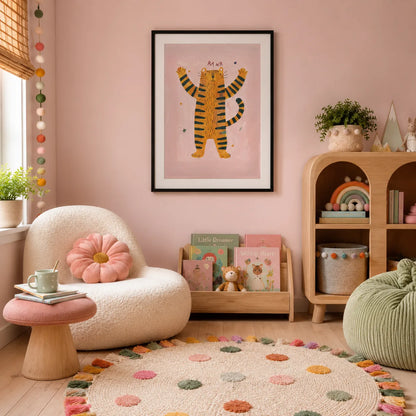 Rawr Tiger Playful Wall Art 7