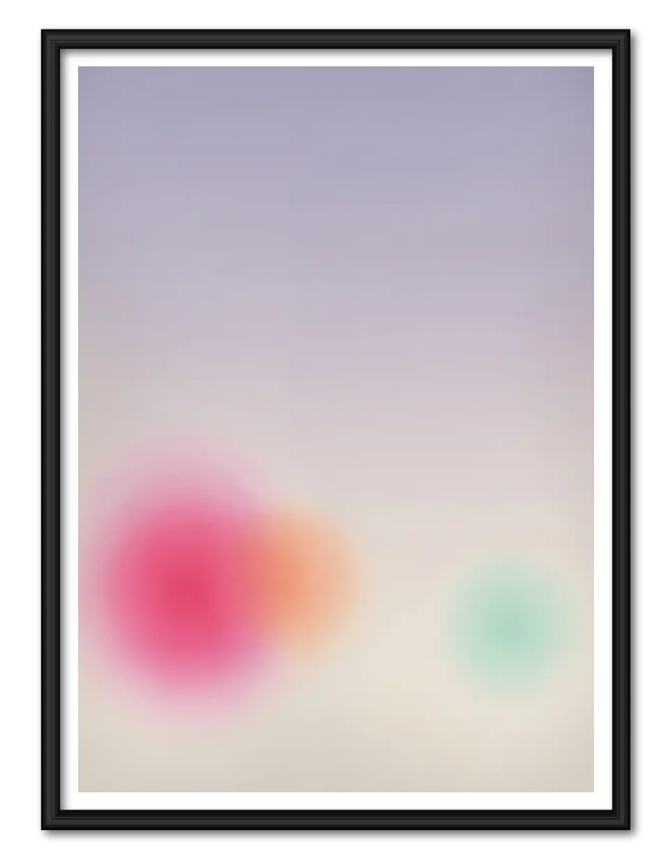 Soft Blurred Color Field Wall Art 1
