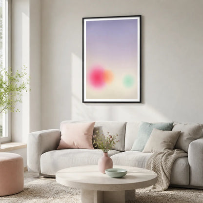 Soft Blurred Color Field Wall Art 5