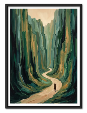 Winding Canyon Path Wall Art
