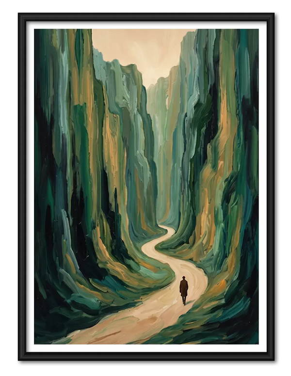 Winding Canyon Path Wall Art