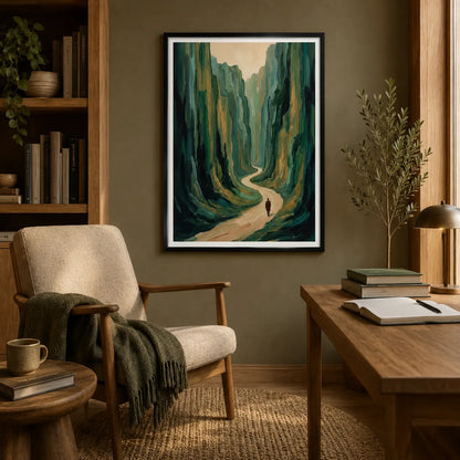Winding Canyon Path Wall Art 2