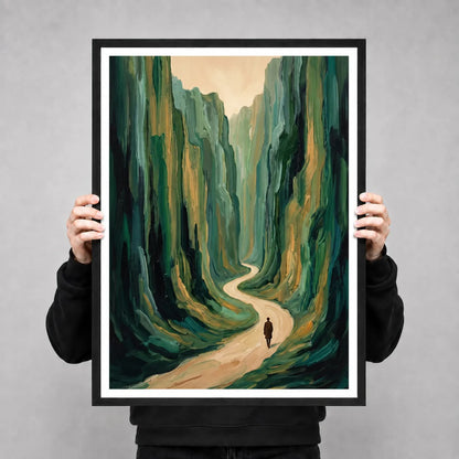Winding Canyon Path Wall Art 3