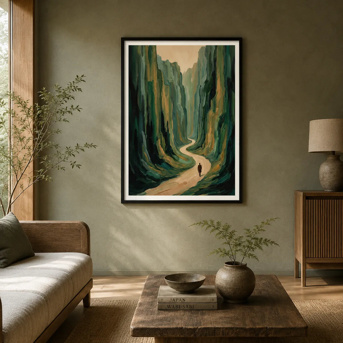 Winding Canyon Path Wall Art 6