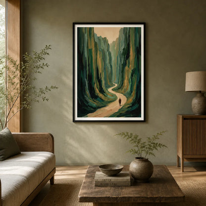 Winding Canyon Path Wall Art 6