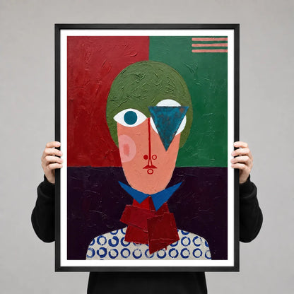 Abstract Geometric Portrait Wall Art 3