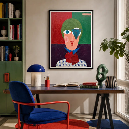 Abstract Geometric Portrait Wall Art 5