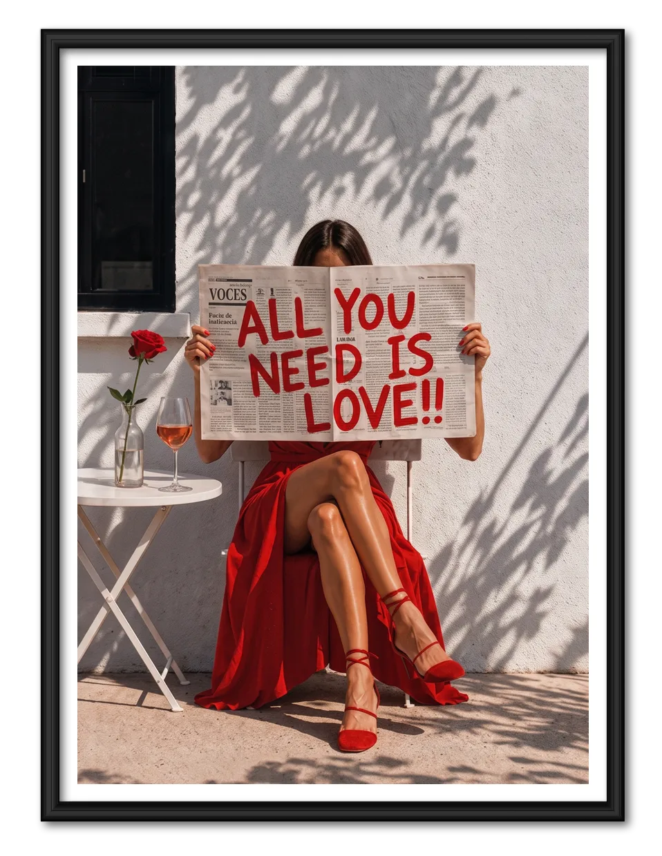 All You Need Is Love Wall Art 1