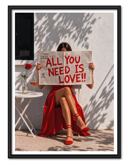 All You Need Is Love Wall Art