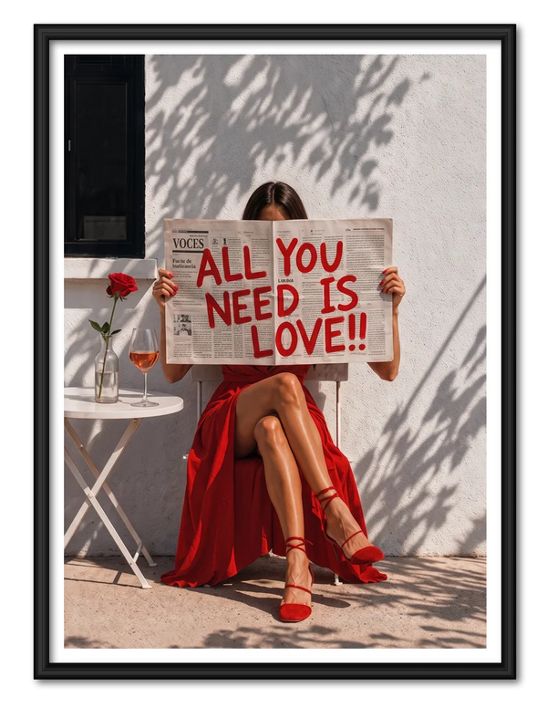 All You Need Is Love Wall Art