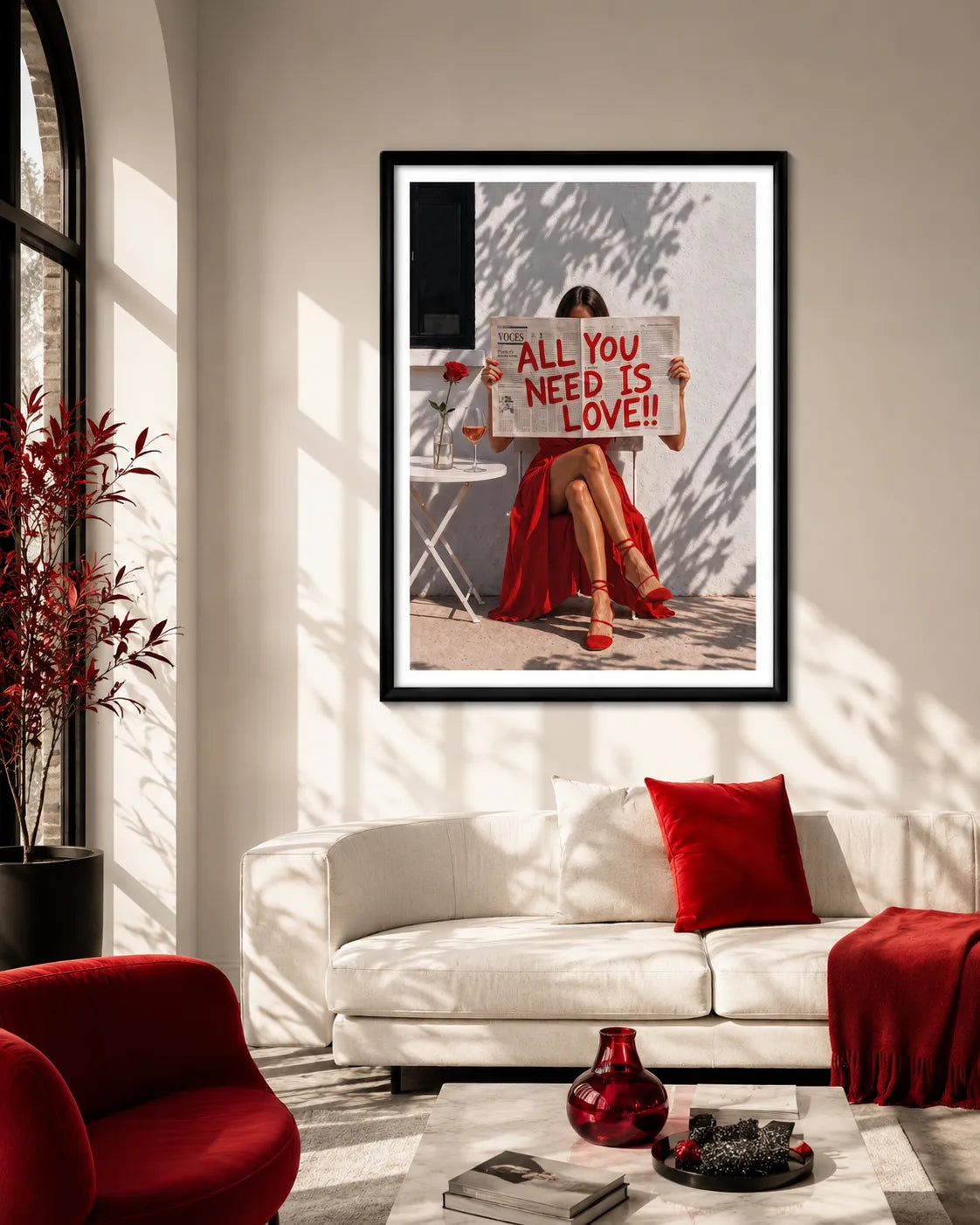 All You Need Is Love Wall Art 2